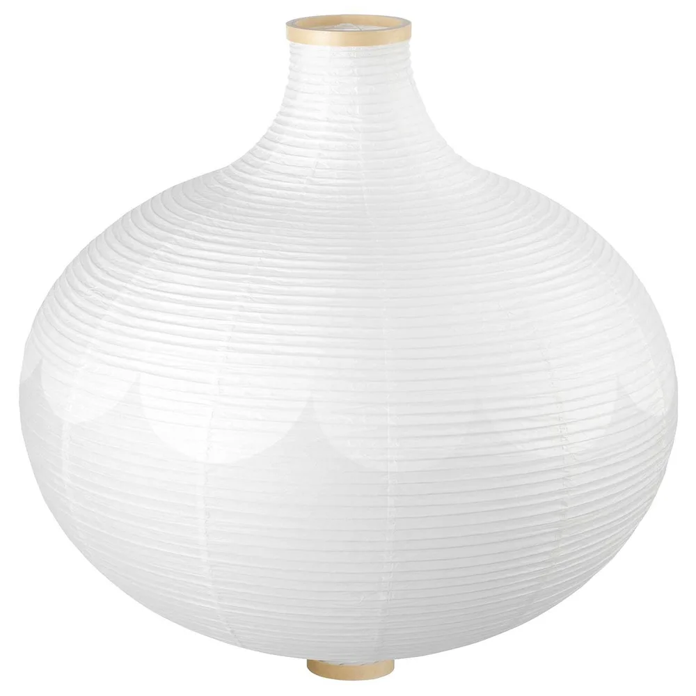 IKEA RISBYN (ИКЕА РИСБЙН) — Абажур для подвесного светильника, луковицеобразный/белый, 57 см