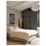 IKEA RISBYN (ИКЕА РИСБЙН) — Абажур для подвесного светильника, луковицеобразный/белый, 57 см — фото 3
