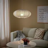 IKEA REGNSKUR (ИКЕА РЕГНСКУР) — Абажур для подвесного светильника, бирюзовый овал, 52 см — фото 4