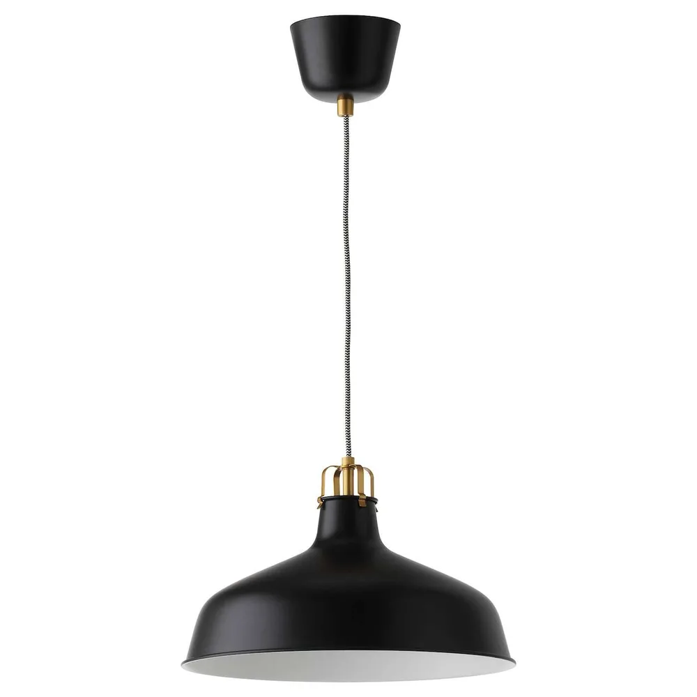 IKEA RANARP (ИКЕА РАНАРП) — Подвесной светильник, черный, 38 см