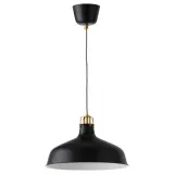 IKEA RANARP (ИКЕА РАНАРП) — Подвесной светильник, черный, 38 см — фото 1