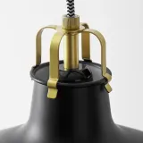 IKEA RANARP (ИКЕА РАНАРП) — Подвесной светильник, черный, 38 см — фото 4