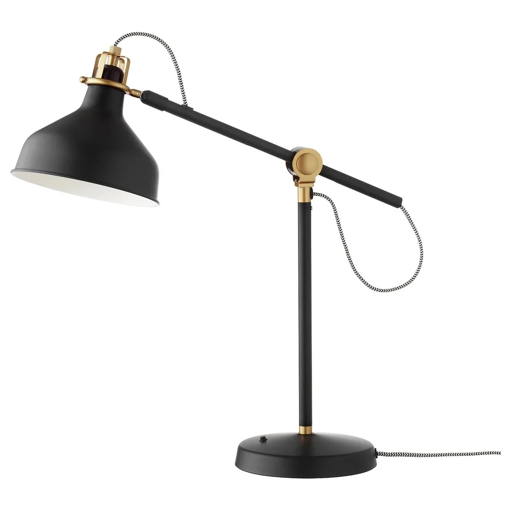 IKEA RANARP (ИКЕА РАНАРП) — Настольная лампа, черная