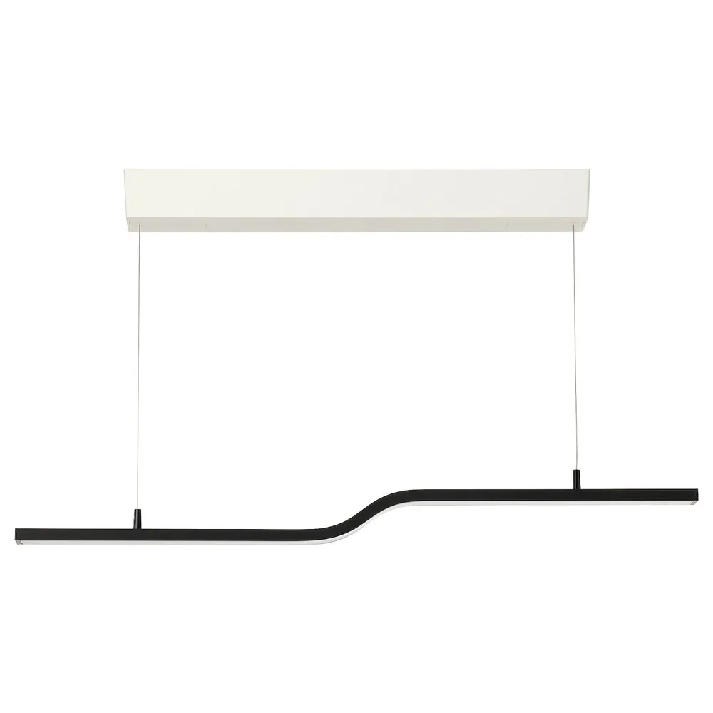 IKEA PILSKOTT (ИКЕА ПИЛСКОТТ) — Светодиодный подвесной светильник, умный черный, 97 см