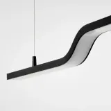 IKEA PILSKOTT (ИКЕА ПИЛСКОТТ) — Светодиодный подвесной светильник, умный черный, 97 см — фото 6