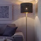 IKEA NYMÖ (ИКЕА НУМО) — Абажур, цвет черный/латунь, 44 см — фото 2