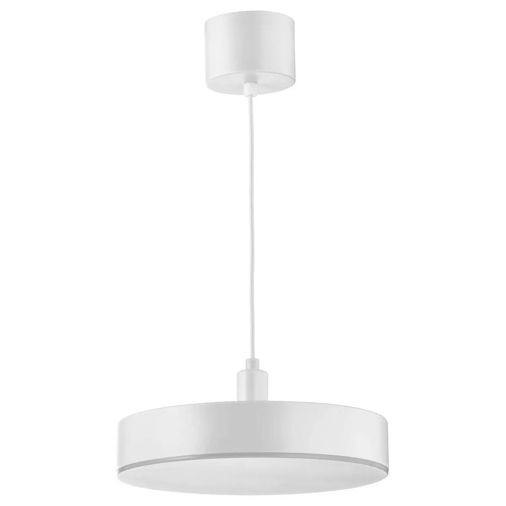 IKEA NYMÅNE (ИКЕА НУМОНЕ) — Светодиодный подвесной светильник, беспроводная диммируемая подсветка белый спектр/белый, 38 см