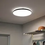 IKEA NYMÅNE (ИКЕА НУМОНЕ) — Потолочный светодиодный светильник, антрацит, 45 см — фото 2