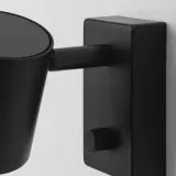 IKEA NYMÅNE (ИКЕА НУМОНЕ) — Настенная лампа/лампа для чтения, фиксированная, антрацит — фото 4
