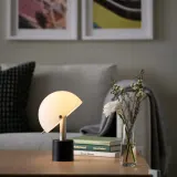 IKEA NÖDMAST (ИКЕА НОДМАСТ) — Светодиодная лампа на батарейках, белая/черная, 26 см — фото 3