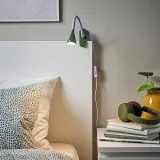 IKEA NÄVLINGE (ИКЕА НЭВЛИНГЕ) — Точечный светильник со светодиодным кронштейном, сиреневый/темно-зеленый — фото 2