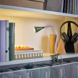 IKEA NÄVLINGE (ИКЕА НЭВЛИНГЕ) — Точечный светильник со светодиодным кронштейном, сиреневый/темно-зеленый — фото 3
