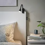 IKEA NÄVLINGE (ИКЕА НЭВЛИНГЕ) — Светодиодный прожектор на кронштейне, черный — фото 2