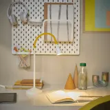 IKEA NÄVLINGE (ИКЕА НЭВЛИНГЕ) — Светодиодная настольная лампа, желтый/белый — фото 2