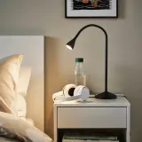 IKEA NÄVLINGE (ИКЕА НЭВЛИНГЕ) — Светодиодная настольная лампа, черная — фото 4