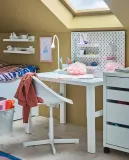 IKEA NÄVLINGE (ИКЕА НЭВЛИНГЕ) — Светодиодная настольная лампа, белый — фото 4