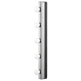 IKEA MUSIK (ИКЕА МУСИК) — Настенный светильник, фиксированная установка, хром — фото 1