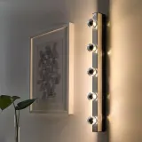 IKEA MUSIK (ИКЕА МУСИК) — Настенный светильник, фиксированная установка, хром — фото 2