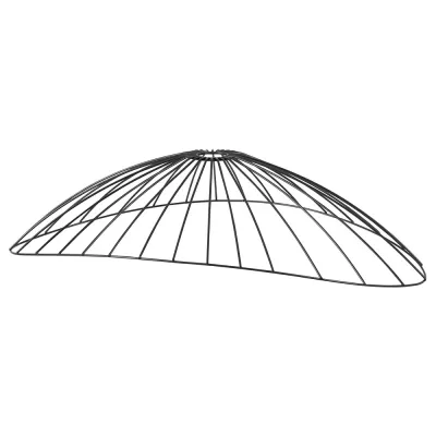 IKEA MOTSJÖ (ИКЕА МОТШО) — Абажур для подвесного светильника, черный, 60x40 см