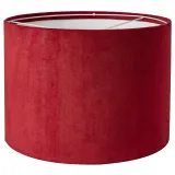 IKEA MOLNSKIKT (ИКЕА МОЛНСКИКТ) — Абажур, темно-красный бархат, 33 см — фото 1