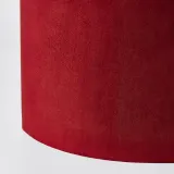 IKEA MOLNSKIKT (ИКЕА МОЛНСКИКТ) — Абажур, темно-красный бархат, 33 см — фото 4