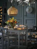 IKEA MISTERHULT (ИКЕА МИСТЕРХУЛТ) — Подвесной светильник, бамбук/ручная работа, 45 см — фото 5