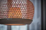 IKEA MISTERHULT (ИКЕА МИСТЕРХУЛТ) — Подвесной светильник, бамбук/ручная работа, 45 см — фото 7