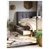 IKEA MÅNALG (ИКЕА МОНАЛГ) — Настенный светильник, стационарная установка, осока/ручная работа — фото 3