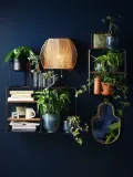 IKEA MÅNALG (ИКЕА МОНАЛГ) — Настенный светильник, стационарная установка, осока/ручная работа — фото 4