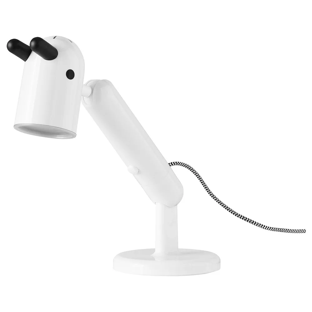 IKEA KRUX (ИКЕА КРУКС) — Светодиодная настольная лампа, белый