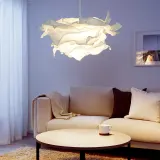 IKEA KRUSNING (ИКЕА КРУСНИНГ) — Абажур для подвесного светильника, белый, 85 см — фото 3