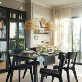 IKEA KAPPELAND (ИКЕА КАППЕЛАНД) — Абажур для подвесной лампы, ротанг, 45 см — фото 3