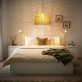 IKEA KAPPELAND (ИКЕА КАППЕЛАНД) — Абажур для подвесной лампы, ротанг, 45 см — фото 5