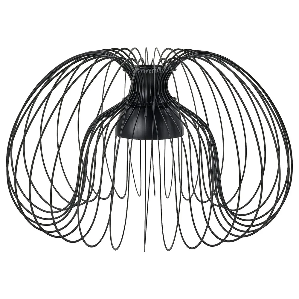 IKEA KALLFRONT (ИКЕА КАЛЛЬФРОНТ) — Абажур для подвесного светильника, черный, 52 см