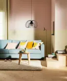 IKEA KALLFRONT (ИКЕА КАЛЛЬФРОНТ) — Абажур для подвесного светильника, черный, 52 см — фото 4
