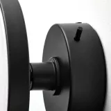 IKEA KABOMBA (ИКЕА КАБОМБА) — Светодиодный настенный светильник с зеркалом, с возможностью регулировки яркости Матовый/черный, 20 см — фото 4