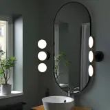 IKEA KABOMBA (ИКЕА КАБОМБА) — Светодиодный настенный светильник, с возможностью регулировки яркости Матовый/черный, 47x14 см — фото 3