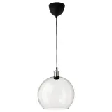 IKEA JAKOBSBYN (ИКЕА ЙАКОБСБЙН) — / JÄLLBY Подвесной светильник, прозрачное/никелированное стекло — фото 1