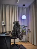 IKEA JÄRPLIDEN (ИКЕА ЙЭРПЛИДЕН) — Подвесной светильник, белое стекло/никелированное покрытие, 30 см — фото 4