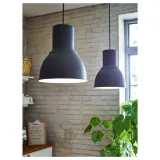 IKEA HEKTAR (ИКЕА ХЕКТАР) — Подвесной светильник, темно-серый, 22 см — фото 4