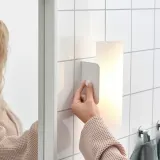 IKEA HAVSDUN (ИКЕА ХАВСДУН) — Светодиодный настенный светильник, с регулировкой яркости, белый/матовое стекло белый — фото 2