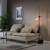 IKEA HÅRSLINGA (ИКЕА ХОРСЛИНГА) — Напольный светильник, черный — фото 2