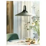 IKEA FYRTIOFYRA (ИКЕА ФЙРТИОФЙРА) — Подвесной светильник, эффект хрома/белый, 38 см — фото 4