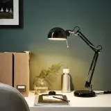 IKEA FORSÅ (ИКЕА ФОРСО) — Настольная лампа, черная — фото 2
