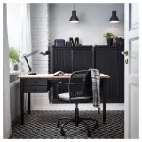 IKEA FORSÅ (ИКЕА ФОРСО) — Настольная лампа, черная — фото 3