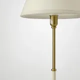 IKEA FLYGHÖJD (ИКЕА ФЛУГХОЙД) — Напольная лампа, латунь/бежевый — фото 3