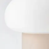 IKEA DEJSA (ИКЕА ДЕЙСА) — Настольная лампа, бежевое/опаловое белое стекло, 28 см — фото 8