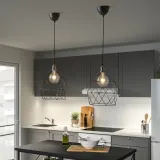IKEA BRUNSTA (ИКЕА БРУНСТА) — Абажур для подвесного светильника, черный, 30 см — фото 3