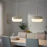 IKEA BLÅSVERK (ИКЕА БЛОСВЕРК) — Подвесной светильник, бежевый, 37 см — фото 3