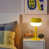 IKEA BLÅSVERK (ИКЕА БЛОСВЕРК) — Настольная лампа, желтая, 36 см — фото 2